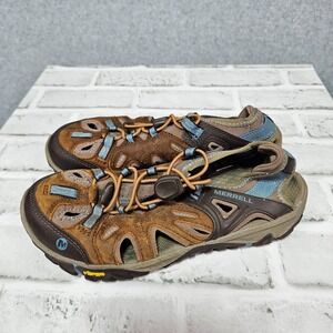 Merrell Womens Size 6.5 Brown Sugar Blue Heaven Performance Sandals Shoe